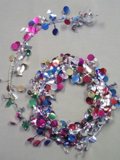 Party Deco 04721 9 ft. Multi 21 Birthday Wire Garland - Pack of 12