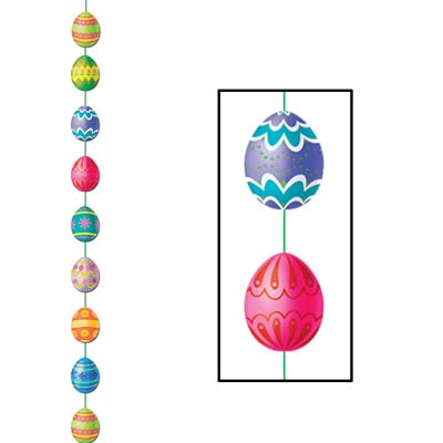 Beistle 44965 - Easter Egg Stringer- Pack of 12