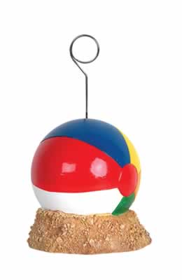 Beistle 50963 Beach Ball Photo And Balloon Holder - Pack of 6