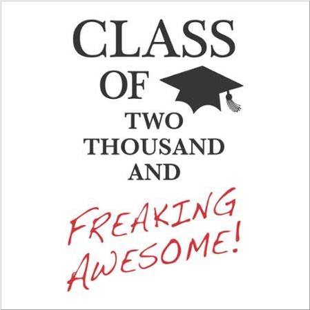 Hoffmaster Group 652224 12 by 16 Count Tassel Talk Awesome Graduation 2 Ply Beverage Napkins - Case of 12