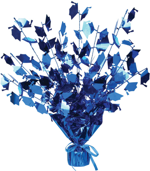 Bulk Buys Graduate Cap Gleam N Burst Centerpiece Blue - Case of 12