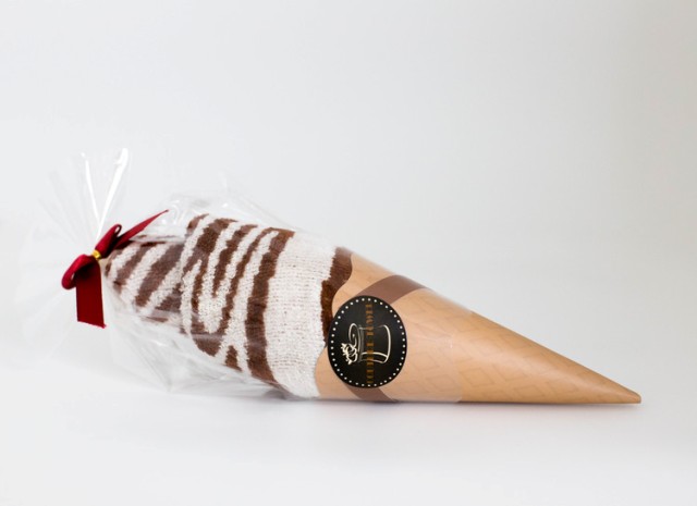 Couture Towel CT-PARC001601 13 x 14 in. Rocky Road Swirl Cone Towel Chocolate - Set of 2