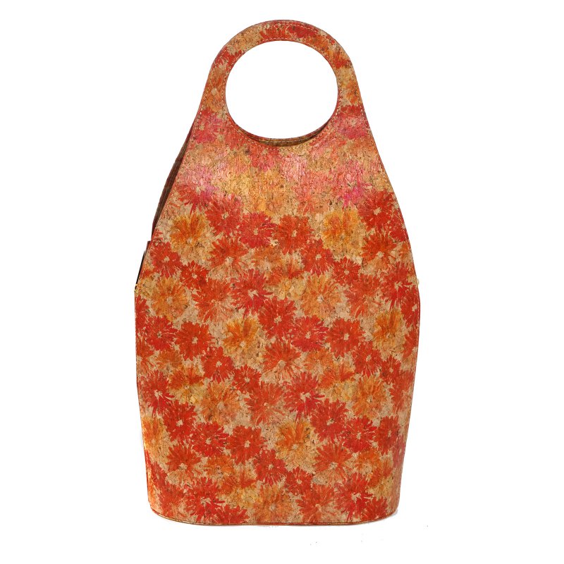Picnic Plus Soleil Wine Bottle Tote Floral Cork