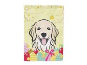 Golden Retriever Easter Egg Hunt Flag Canvas House Size BB1887CHF