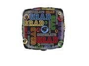 Unique Congrats Grad Cap Party 18" Foil Balloon