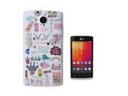 LG Joy H220 Gel Silicone Case All Edges Protection Cover c0287 - cool cute fun doodle art illustration scool sketch omg fashion quotes ice cream unicorn party t