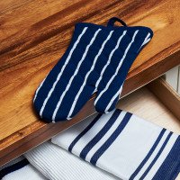 Butcher Stripe Oven Mitt
