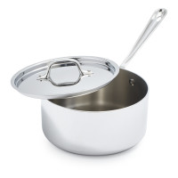 All-Clad Stainless Steel Saucepan with Lid