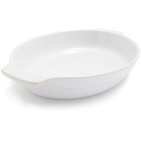 Emile Henry® White Oval Gratin