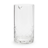 Diamond-Cut Mixing Glass