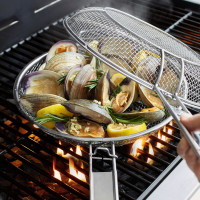 Sur La Table 2-In-1 Mesh Grill Pan Set
