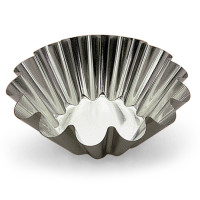 French Tinned Steel Brioche Molds