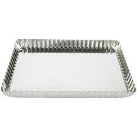 Tinned-Steel Square Tart Pan