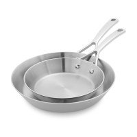 Sur La Table Tri-Ply Stainless Steel Skillet Set