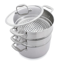 GreenPan Diamond Clad Ceramic Nonstick 4-Piece Multicooker Set