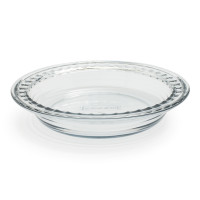 Baked by FireKing Fluted Glass Pie Dish
