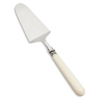 Ivory Resin Cake Server