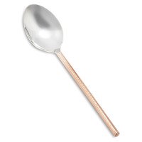 Hammered Copper Serving Spoon