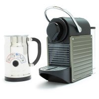 Nespresso Pixie and Aeroccino Plus Milk Frother Set