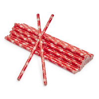 Snowflake Paper Straws