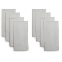 White Herringbone Napkins