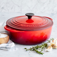 Le Creuset Cerise Shallow Cocotte