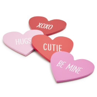Conversation Hearts Coasters