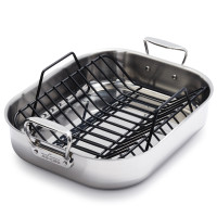 All-Clad Stainless Steel Roasting Pan with Nonstick Rack