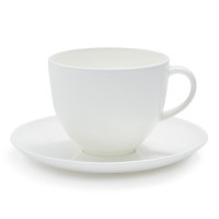 Fortessa Purio Bone China Mug with Saucer