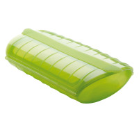 Lekue 22-oz. Clear Steamer Case with Tray + Free Cookbook