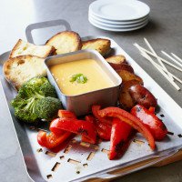Sur La Table Grill & Serve 3-Piece Fondue Set