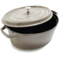 Staub Graphite Oval Cocotte