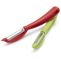 Kuhn Rikon Red and Green Swivel Peeler Set