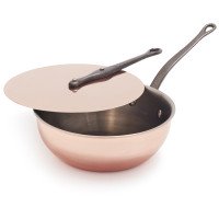 Limited Edition Jacques Pepin 1.9-qt. Sauteuse with Chef's Lid by Mauviel