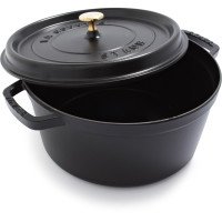 Staub Black Round Cocotte