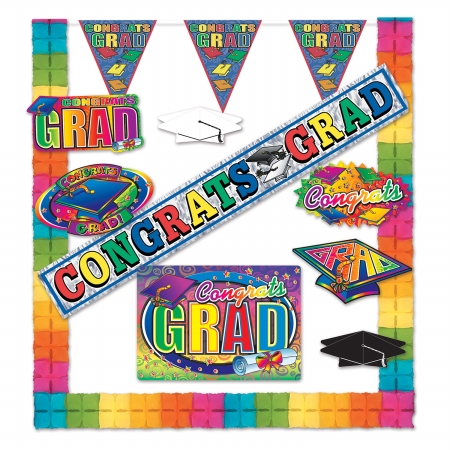 Beistle Company 54212 Graduation Party Kit - Pack of 6