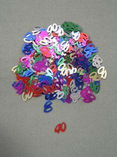 Party Deco 04040 10mm Multi 40 Confetti - Pack of 12