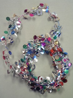 Party Deco 04750 9 ft. Multi 50 Birthday Wire Garland - Pack of 12