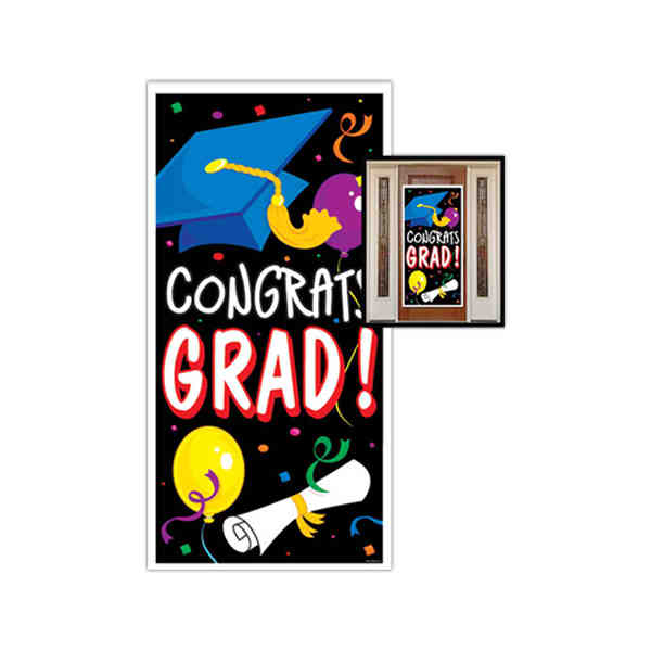 Beistle - 57111 - Graduation Door Cover- Pack of 12