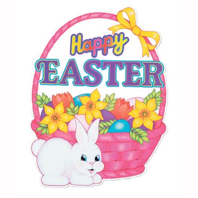 Beistle 44989 - Happy Easter Sign- Pack of 12