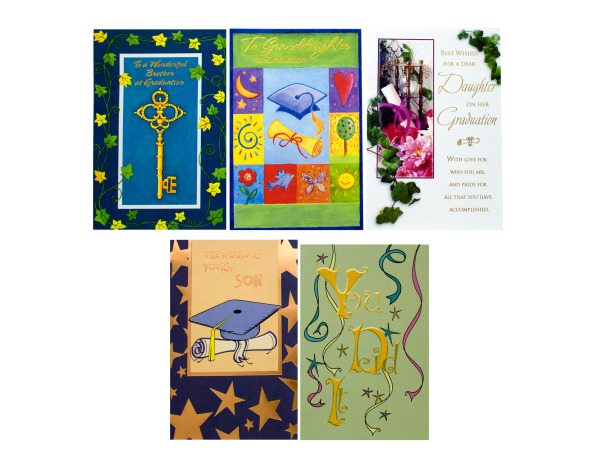 Bulk Buys OP533-24 Graduation Card English