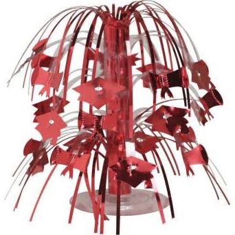 Hoffmaster Group 263008 12 by 1 Count Congratulations Graduation Mini Cascade Centerpiece Red - Case of 12