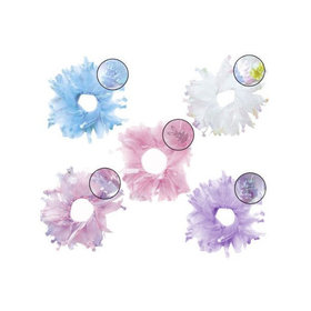 Digpets CH77064XS Holiday Party Collar - Extra Small Multi Colored Bunnies