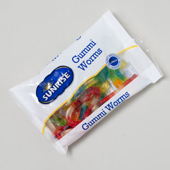 RGP 8206710 Sunrise Gummy Worms 6 Oz. - Pack Of 24