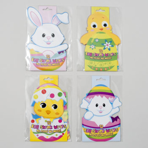 DDI 1878670 Easter Egg Shrink Wrap Decoration