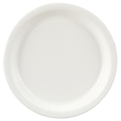 Creative Converting 234488 Bright White- White Dinner Plates