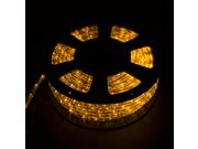 100ft PVC Tubing Yellow LED Rope Light Indoor/Outdoor Boat Decorative Party Christmas Holiday