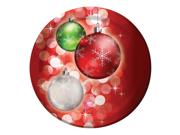 Club Pack of 96 Bright Baubles Ensemble Christmas Holiday Disposable Paper Party Dinner Plates 9"