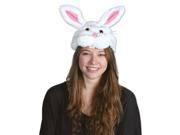 Pack of 12 Plush Bunny Head Hat Easter Costume Accessories