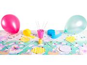 Easter Bunny & Eggs 41pc Spring Party Decoration Kit w Cutouts Balloons & More